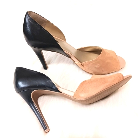 Coach and Four Shoes - Coach and Four Women's Anna Camel Suede High Heels Sz 9.5M